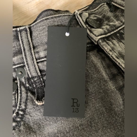 R13 shredded slouch short - Picture 9 of 11